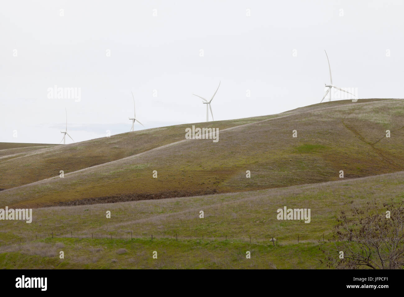 Comté de Columbia, New York : Columbia Pictures Wind Farm près de Dayton a débuté ses activités en 2007. Son est administré par PacifiCorp hors de Portland, Oregon. Banque D'Images