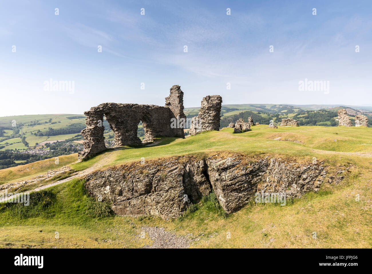 Dinas Bran Castle, Llangollen, Denbighshire, Wales, UK Banque D'Images