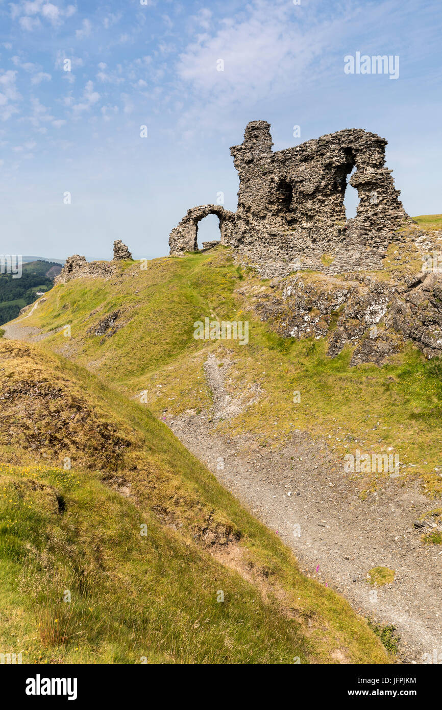 Dinas Bran Castle, Llangollen, Denbighshire, Wales, UK Banque D'Images