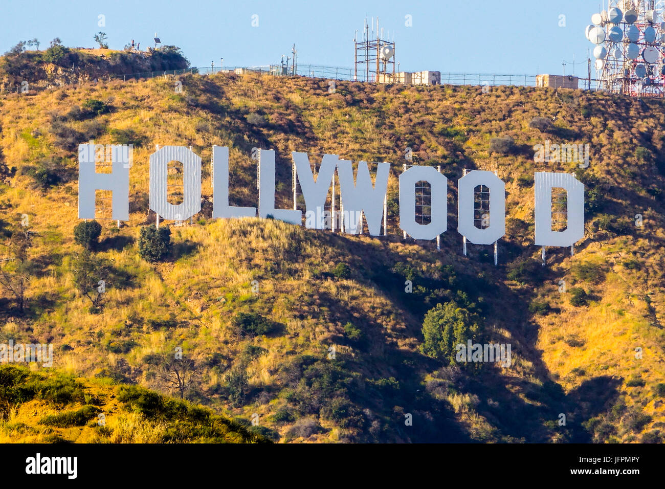 Célèbre panneau Hollywood de Los Angeles Banque D'Images