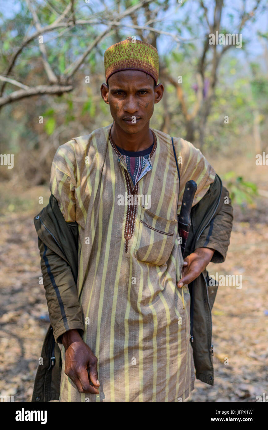 Peuls au Bénin Banque D'Images
