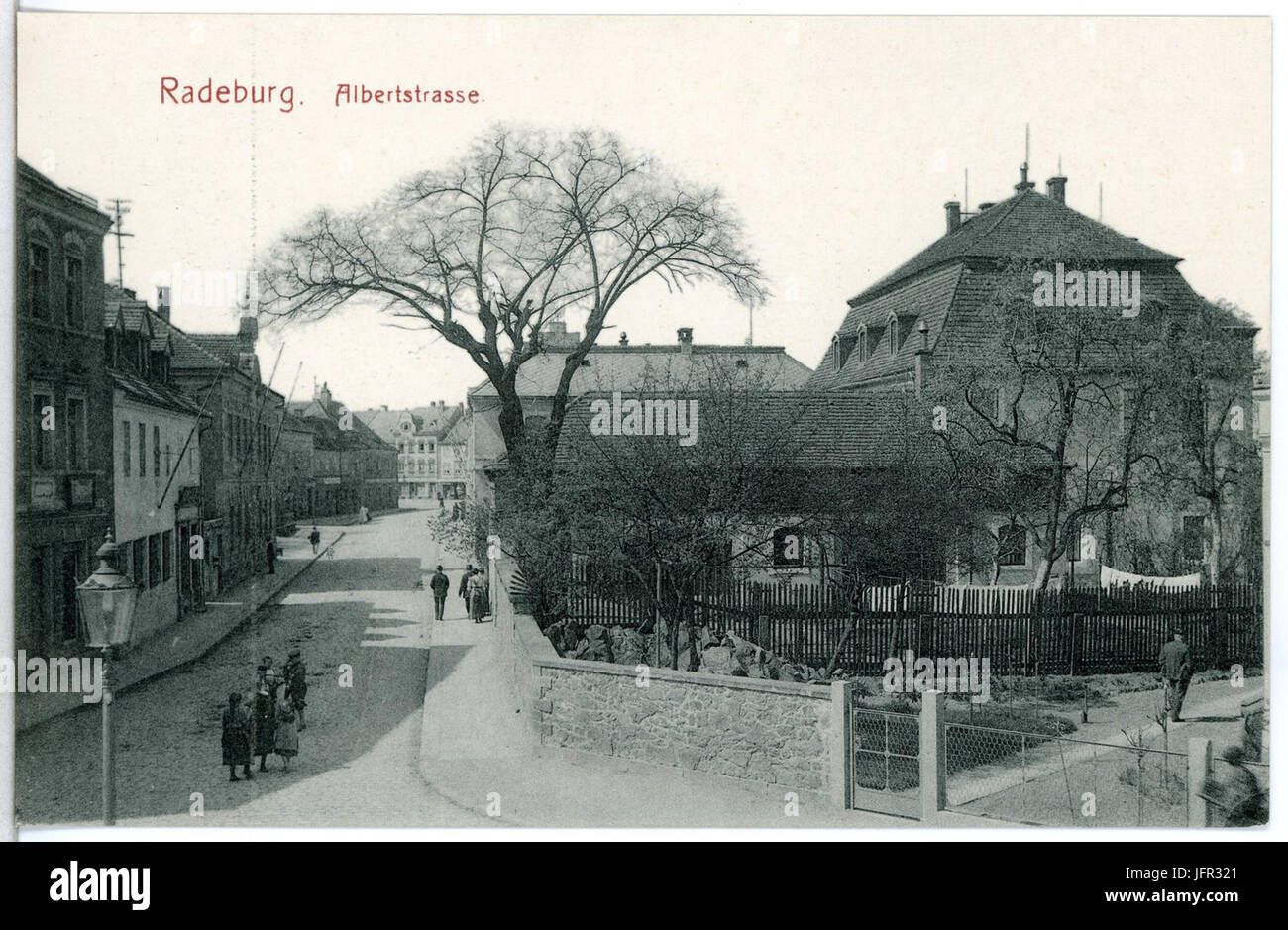 13137-Radeburg-1911-Albertstraße-Brück & Sohn Kunstverlag Banque D'Images