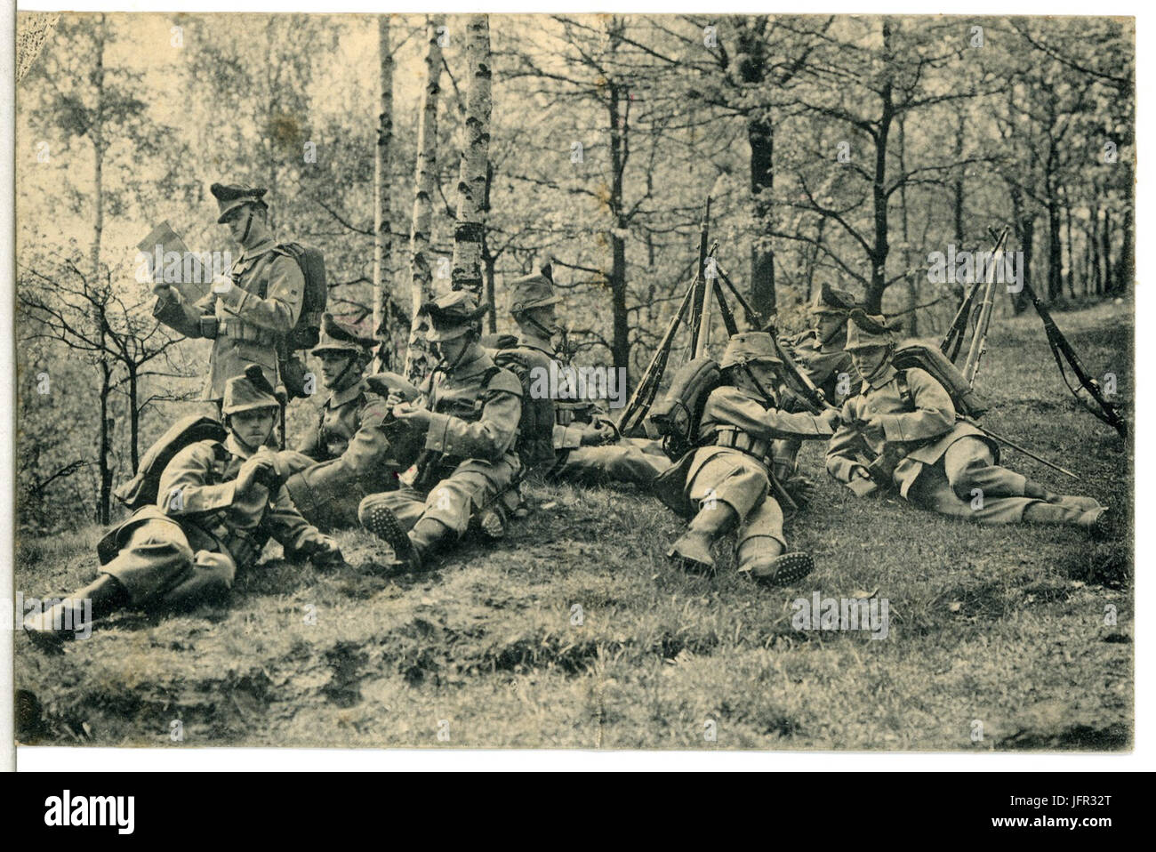 13154--1911-Königlich Saxon Schützen-Regiment Nr. 108-Brück & Sohn Kunstverlag Banque D'Images