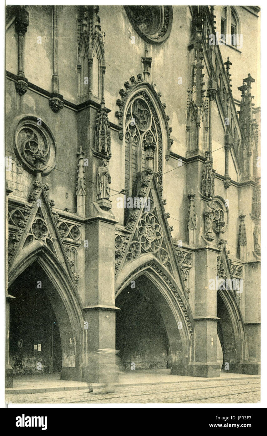 13430-Chemnitz-1911-portal der Jakobikirche-Brück & Sohn Kunstverlag Banque D'Images