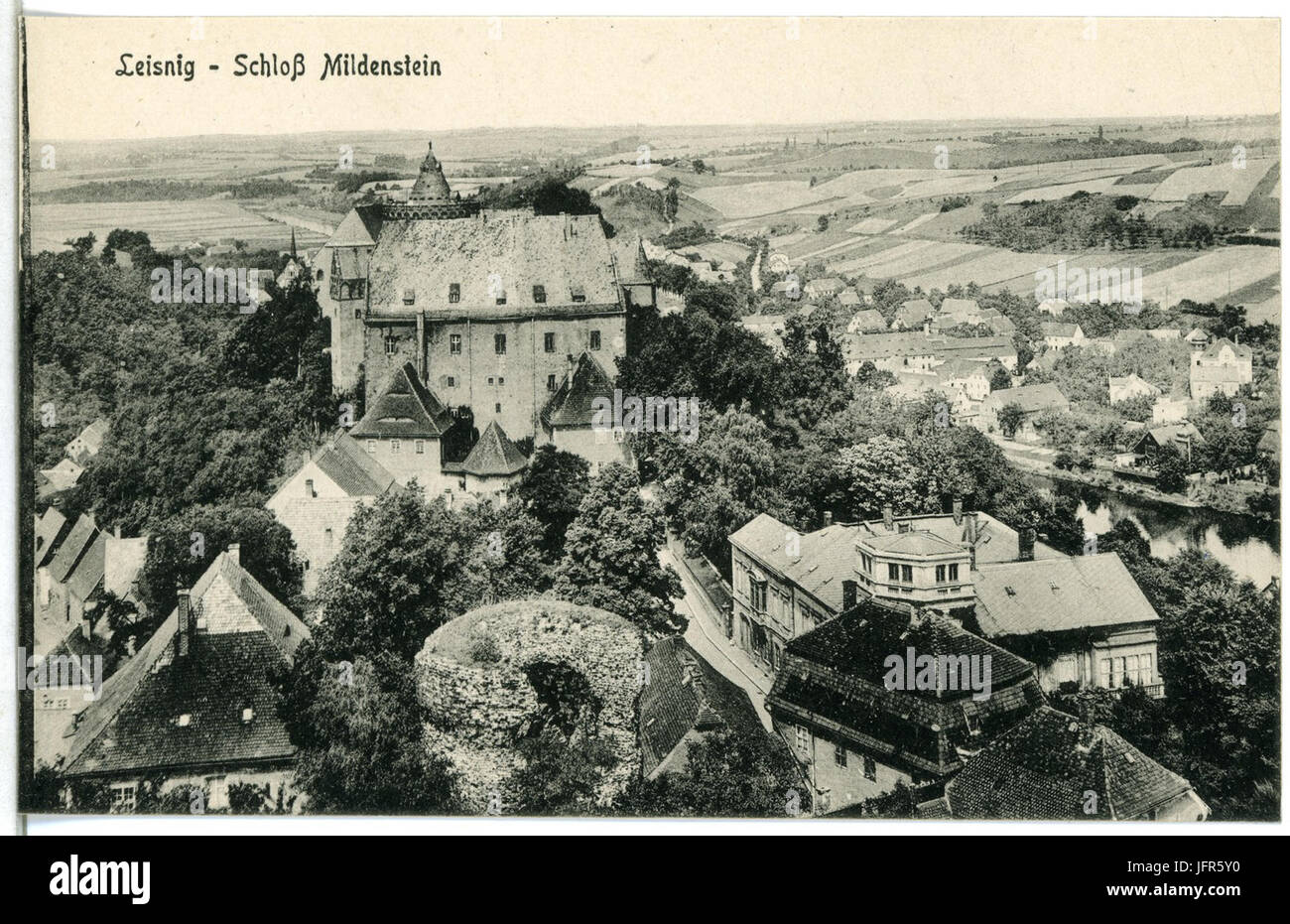 15011-Leisnig-1912-Schloß Mildenstein-Brück & Sohn Kunstverlag Banque D'Images