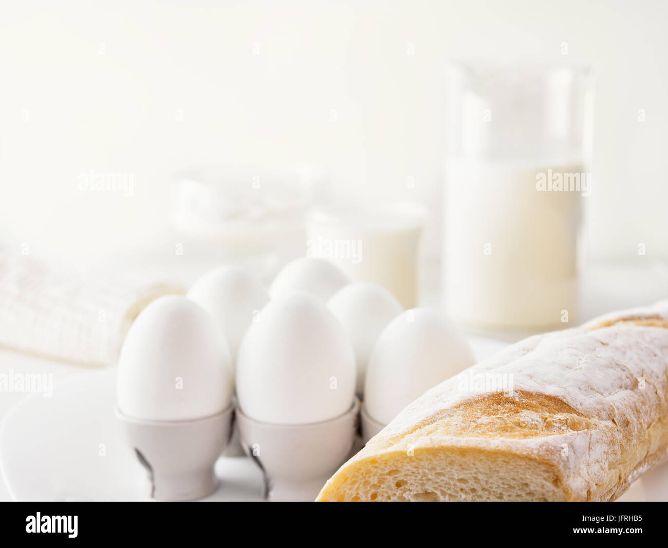 La vie toujours petit-déjeuner protéine du blanc d'air Banque D'Images