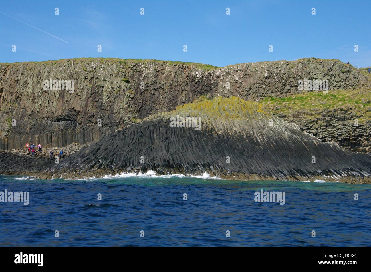 À l'île de Staffa, Hébrides intérieures, Ecosse Banque D'Images