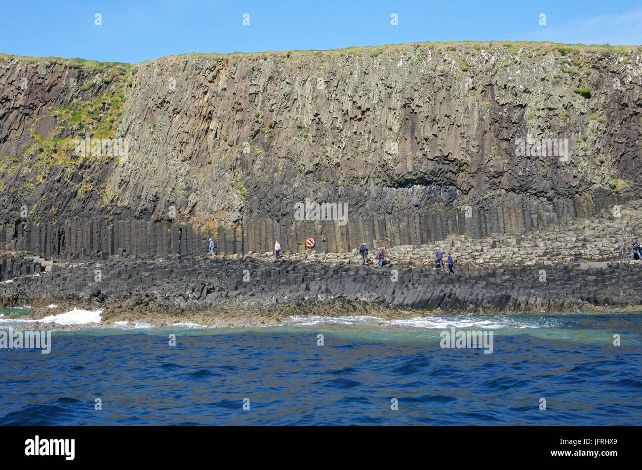 À l'île de Staffa, Hébrides intérieures, Ecosse Banque D'Images