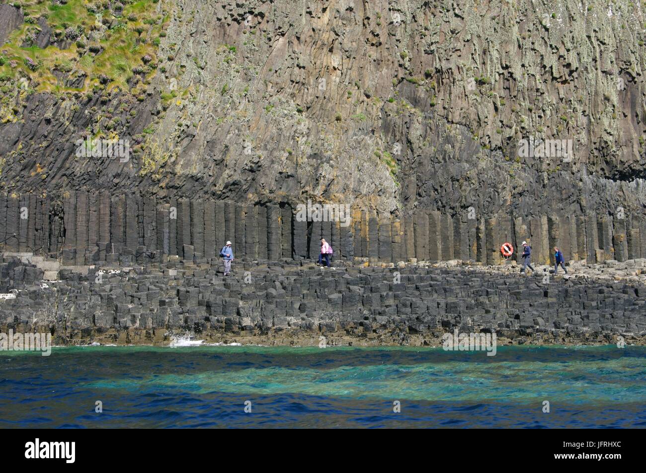 À l'île de Staffa, Hébrides intérieures, Ecosse Banque D'Images