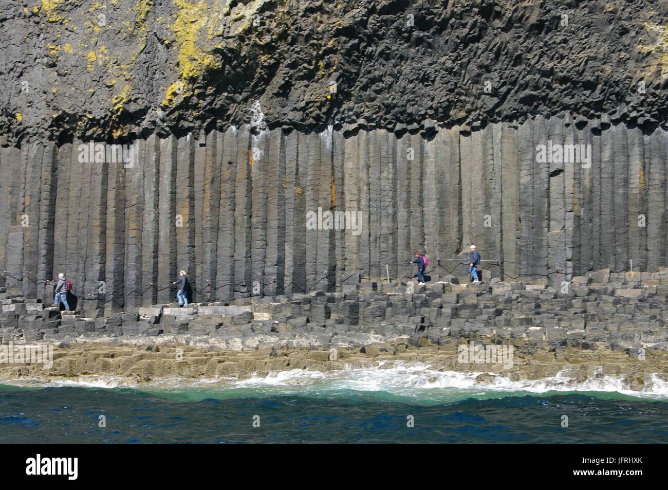 À l'île de Staffa, Hébrides intérieures, Ecosse Banque D'Images