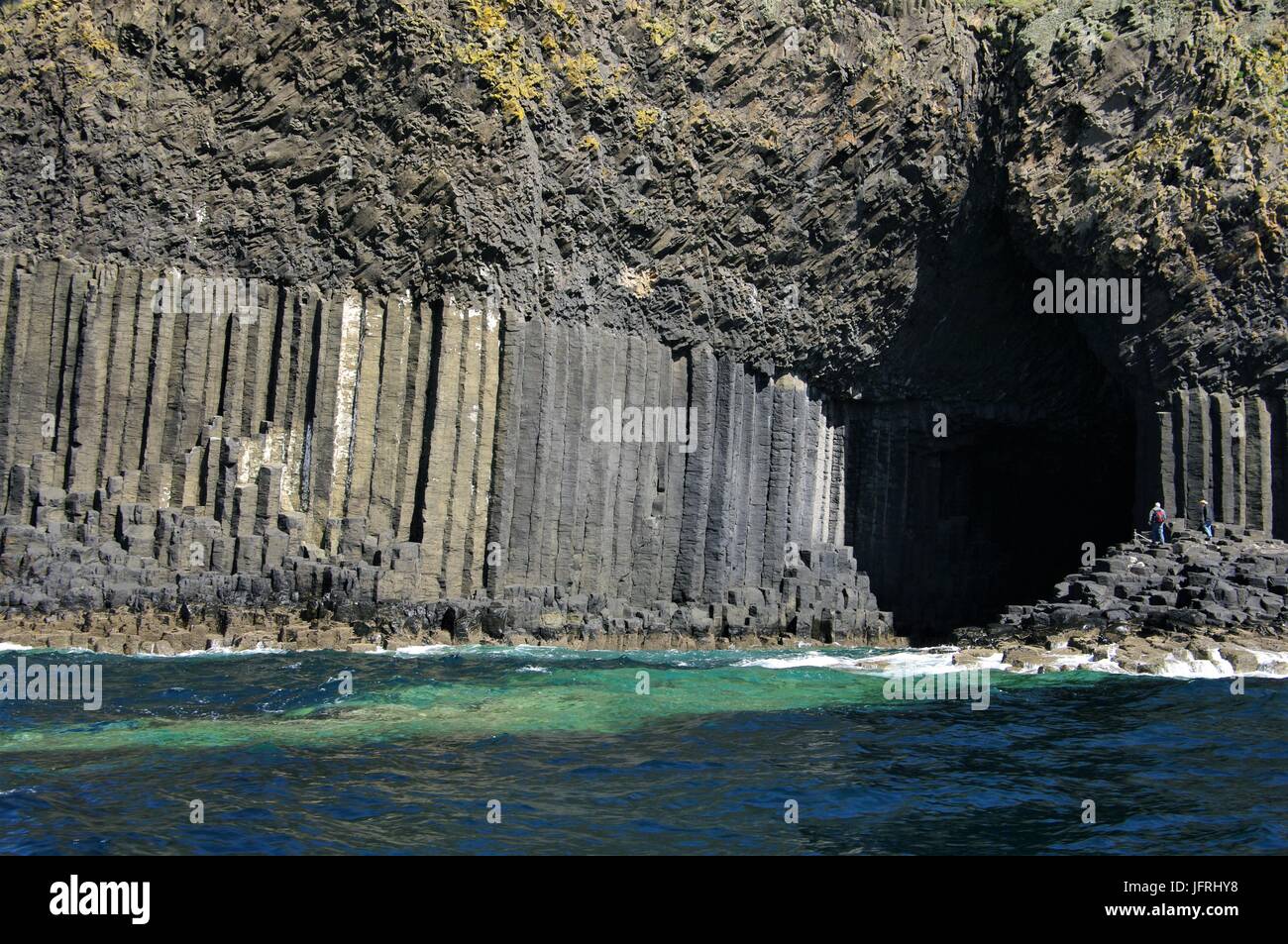 À l'île de Staffa, Hébrides intérieures, Ecosse Banque D'Images