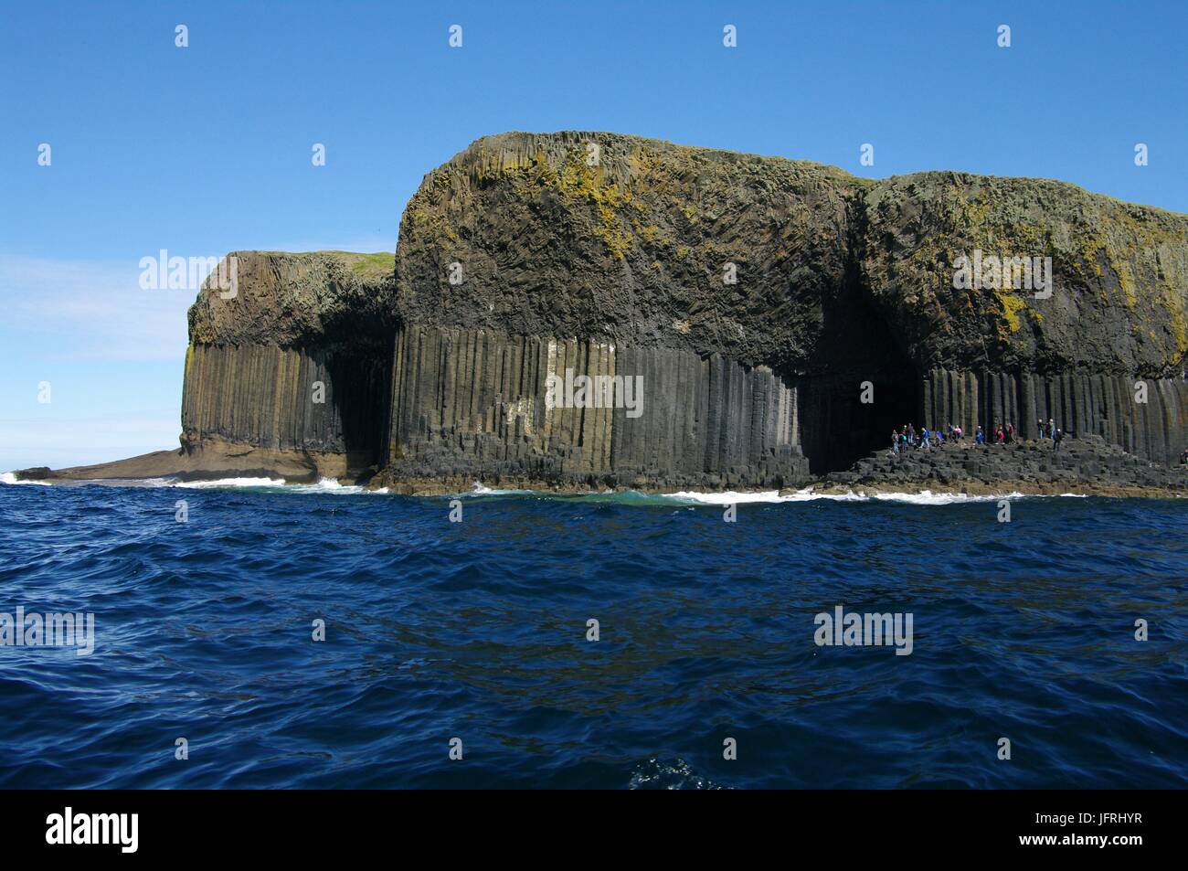 À l'île de Staffa, Hébrides intérieures, Ecosse Banque D'Images