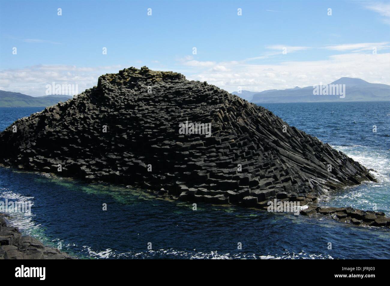À l'île de Staffa, Hébrides intérieures, Ecosse Banque D'Images