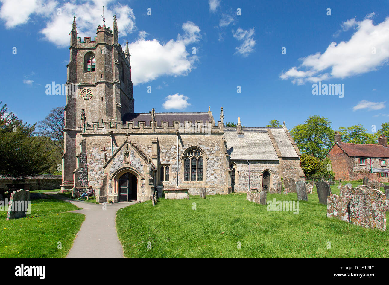 St James Church à Avebury, UK Banque D'Images