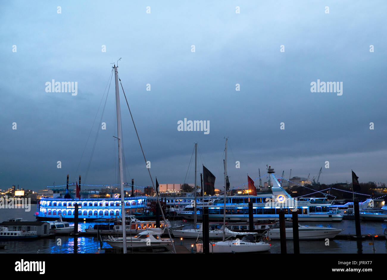 Hamburger Hafen Dampfer, Mississippi Banque D'Images
