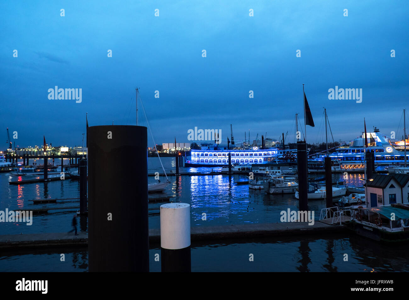 Hamburger Hafen Dampfer, Mississippi Banque D'Images