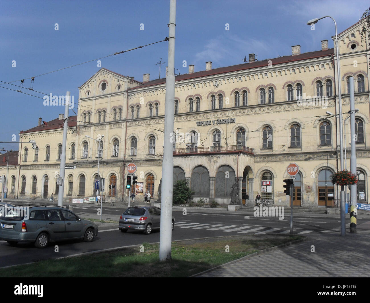 (Btt) C5BDelezniční stanice (Teplice) - Nádražní náměstí 599, Teplice 3 Banque D'Images