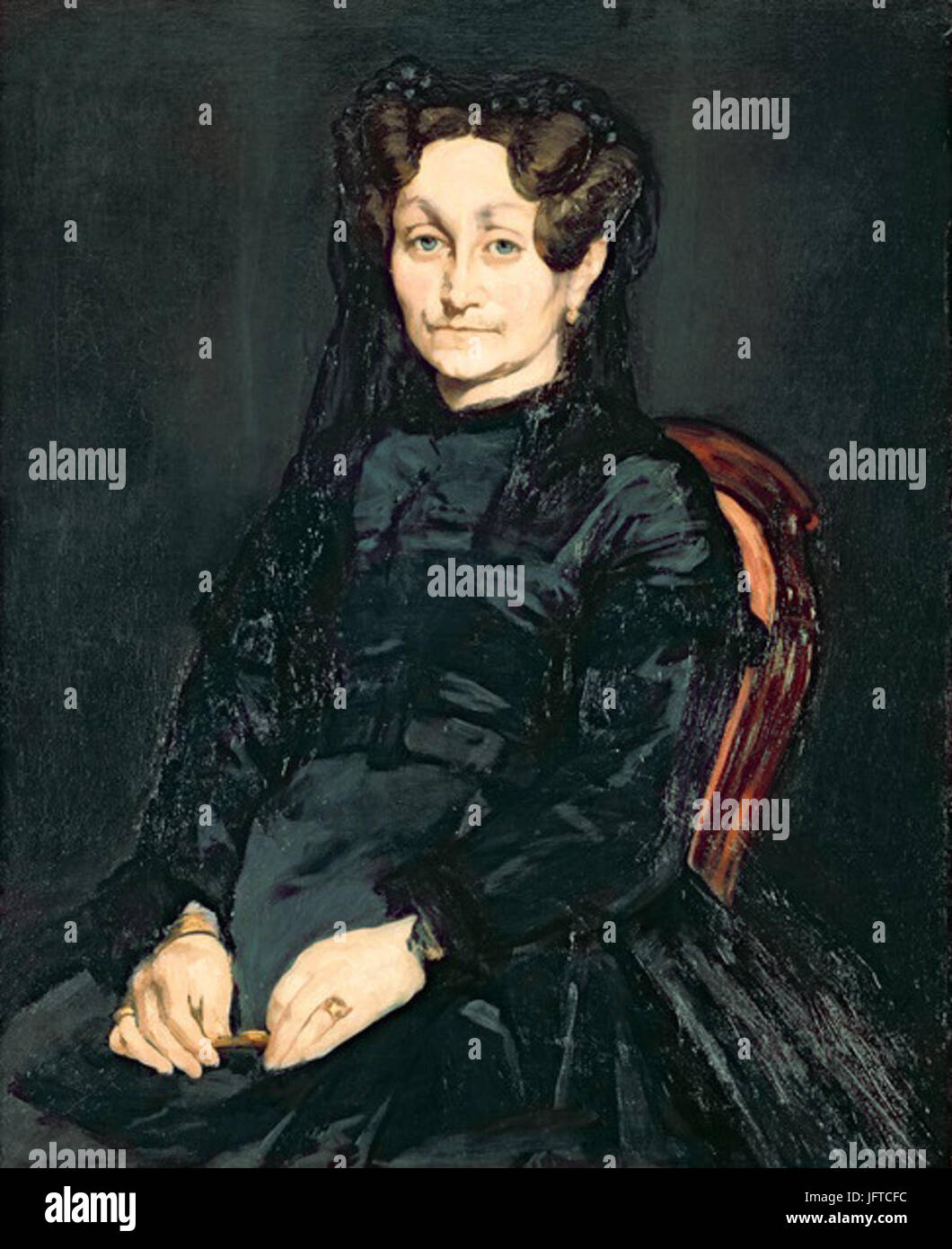 Édouard Manet - Madame Auguste Manet Banque D'Images