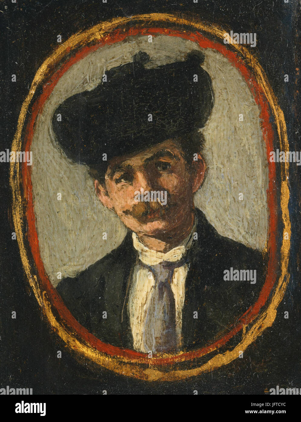 Édouard Manet - Portrait de Monsieur païens Banque D'Images