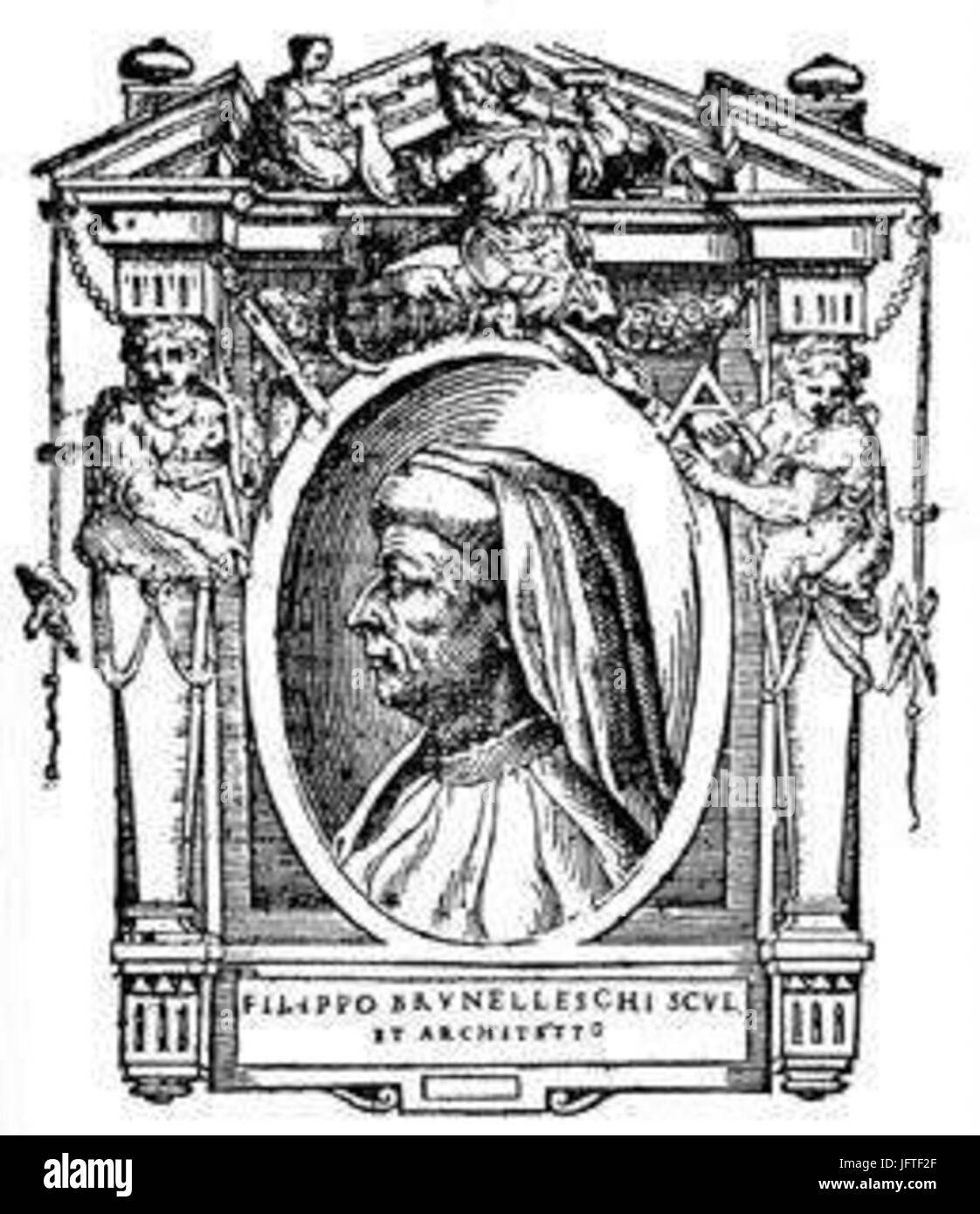 041 le vite Filippo Brunelleschi Banque D'Images