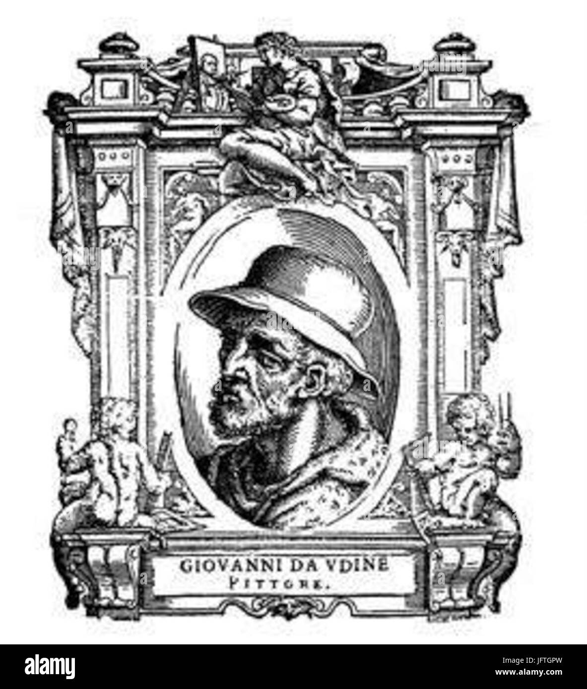 146 le vite Giovanni da udine Banque D'Images