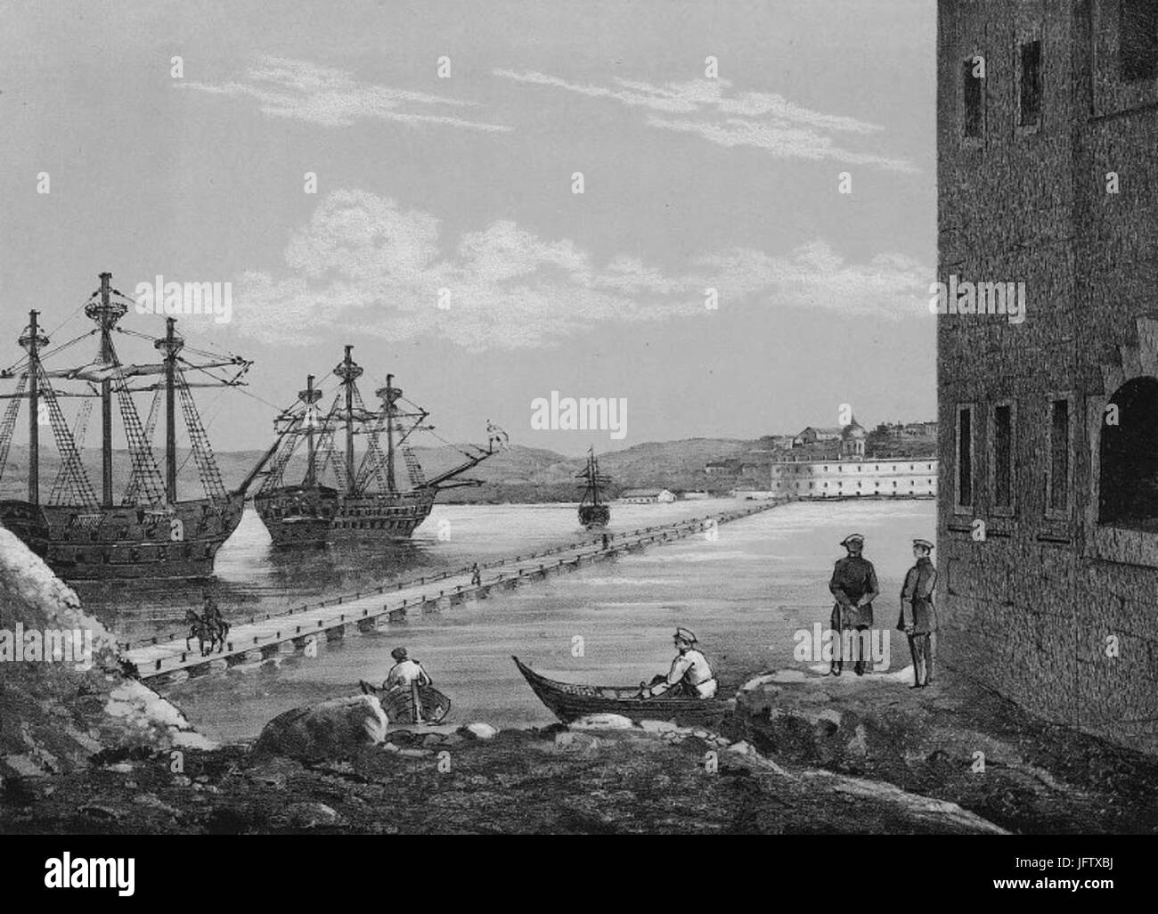 D09FD0BBD0B0D0B2D183D187D0B8D0B9 D0BCD0BED181D182 D187D0B5D180D0B5D0B7 D0A1D0B5D0B2D0B0D181D182D0bed0BFD0bed0BBD18CD181D0BAD183D18E D0B1D183D185D1 0157 Banque D'Images