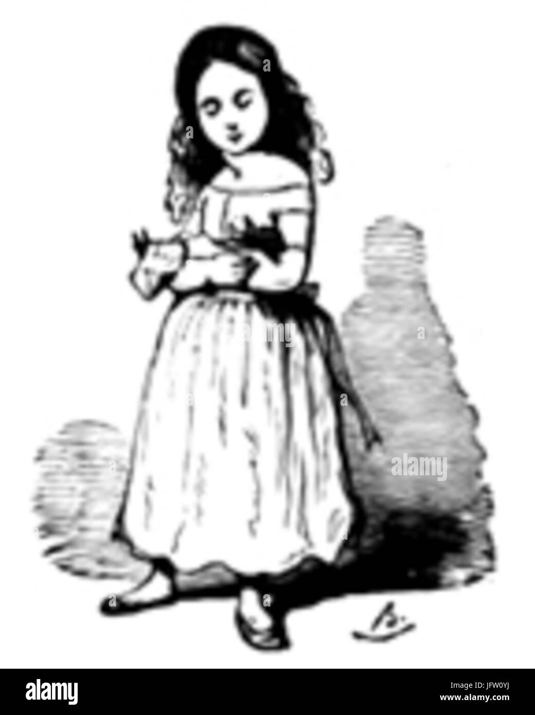 Alexandre Dumas - Historja Dziadka do Orzechów str 391 Banque D'Images