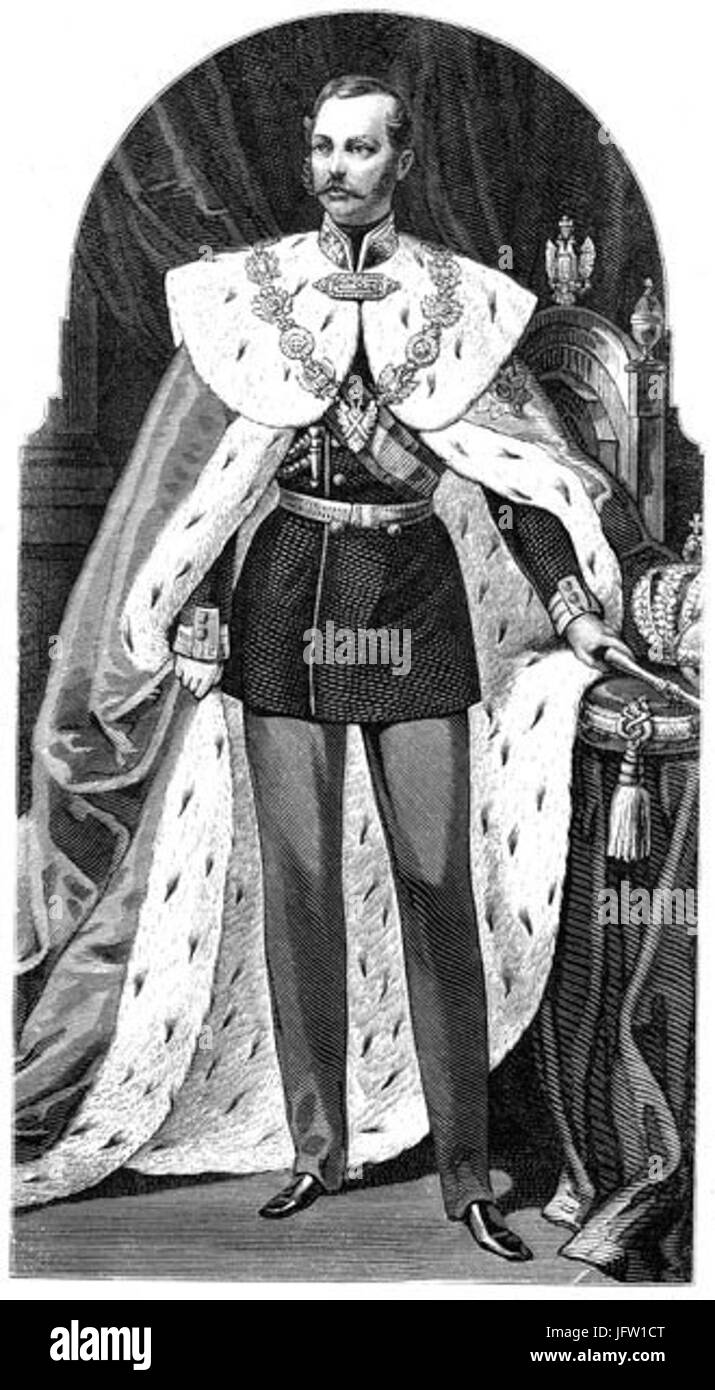 Alexandre II Nikolaïevitch 28Empereur de Russie29 Banque D'Images