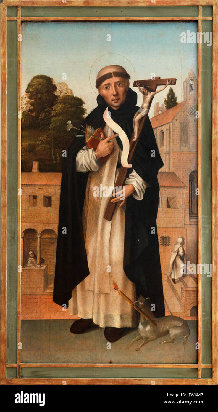 Anonyme français - Saint Dominique - Musée des Augustins - D 1952 3 Banque D'Images