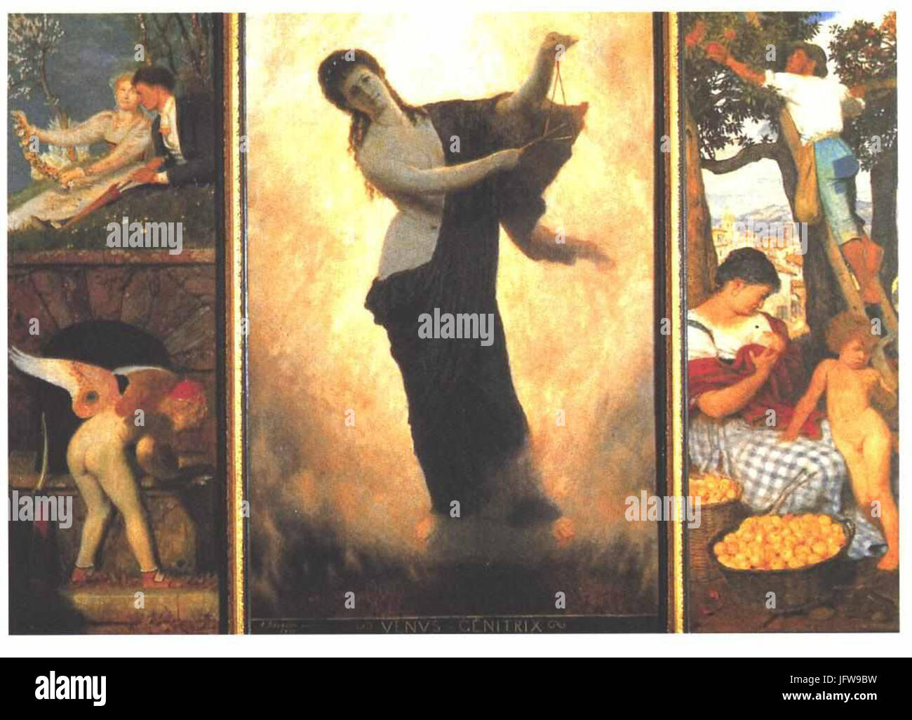 Arnold Böcklin - Vénus Genitrix Banque D'Images