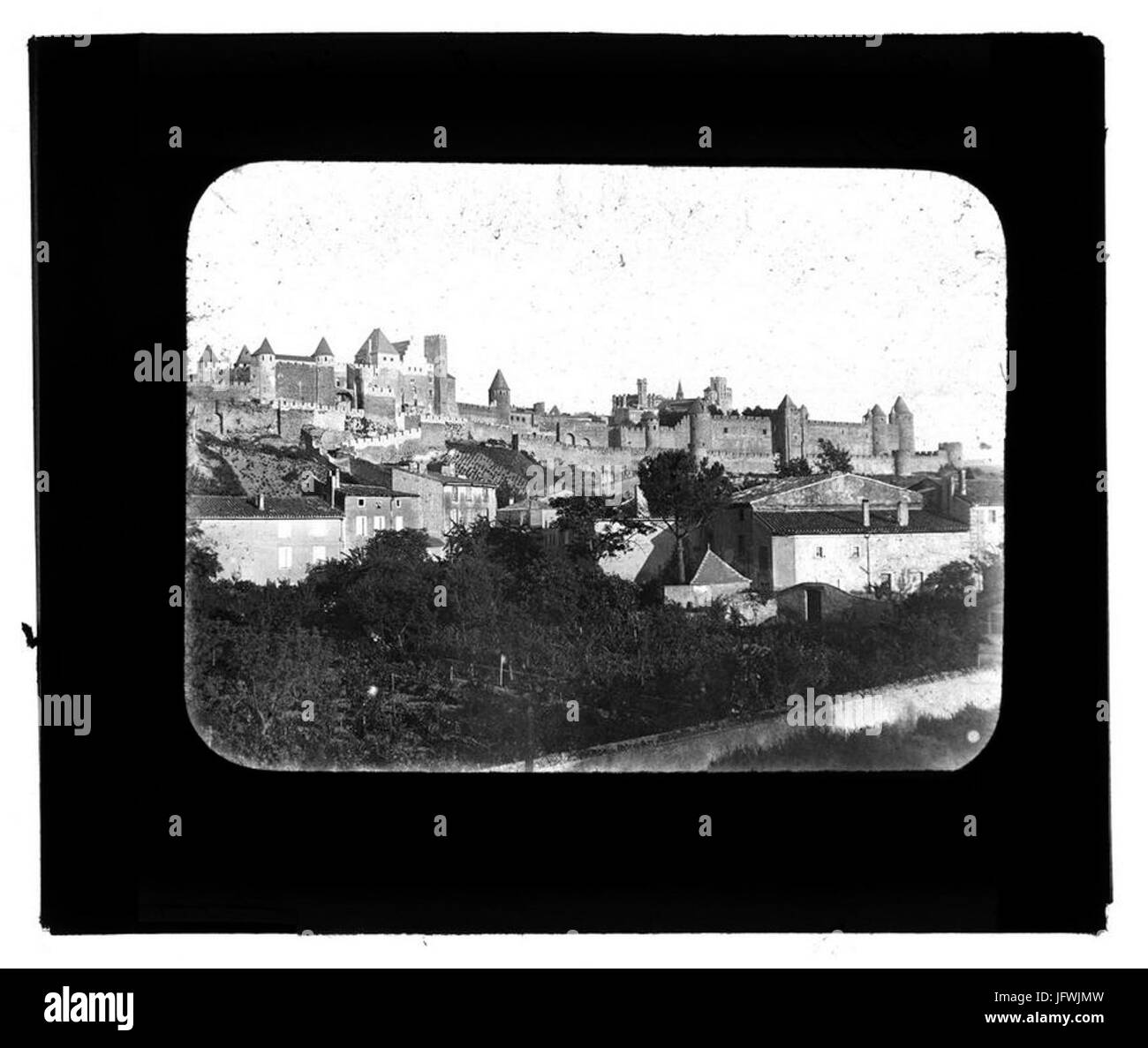 Carcassonne. La Cité. 1893. 14 - Fonds Trutat - 51FI375 Banque D'Images