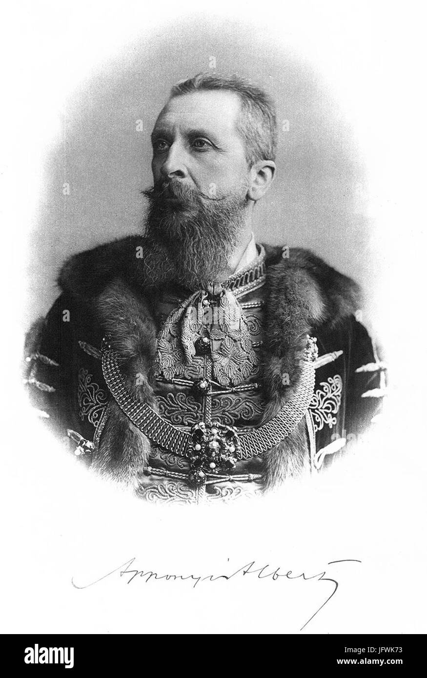 Albert Apponyi fotó 1900 Banque D'Images