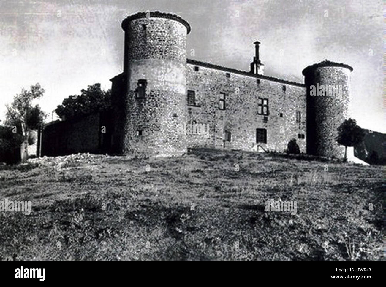 Château de Comps vers 1900 Banque D'Images