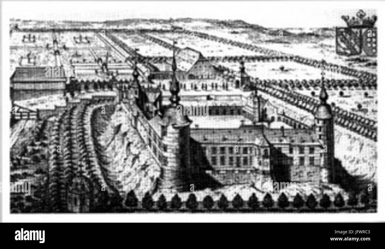 Château de Trazegnies Banque D'Images