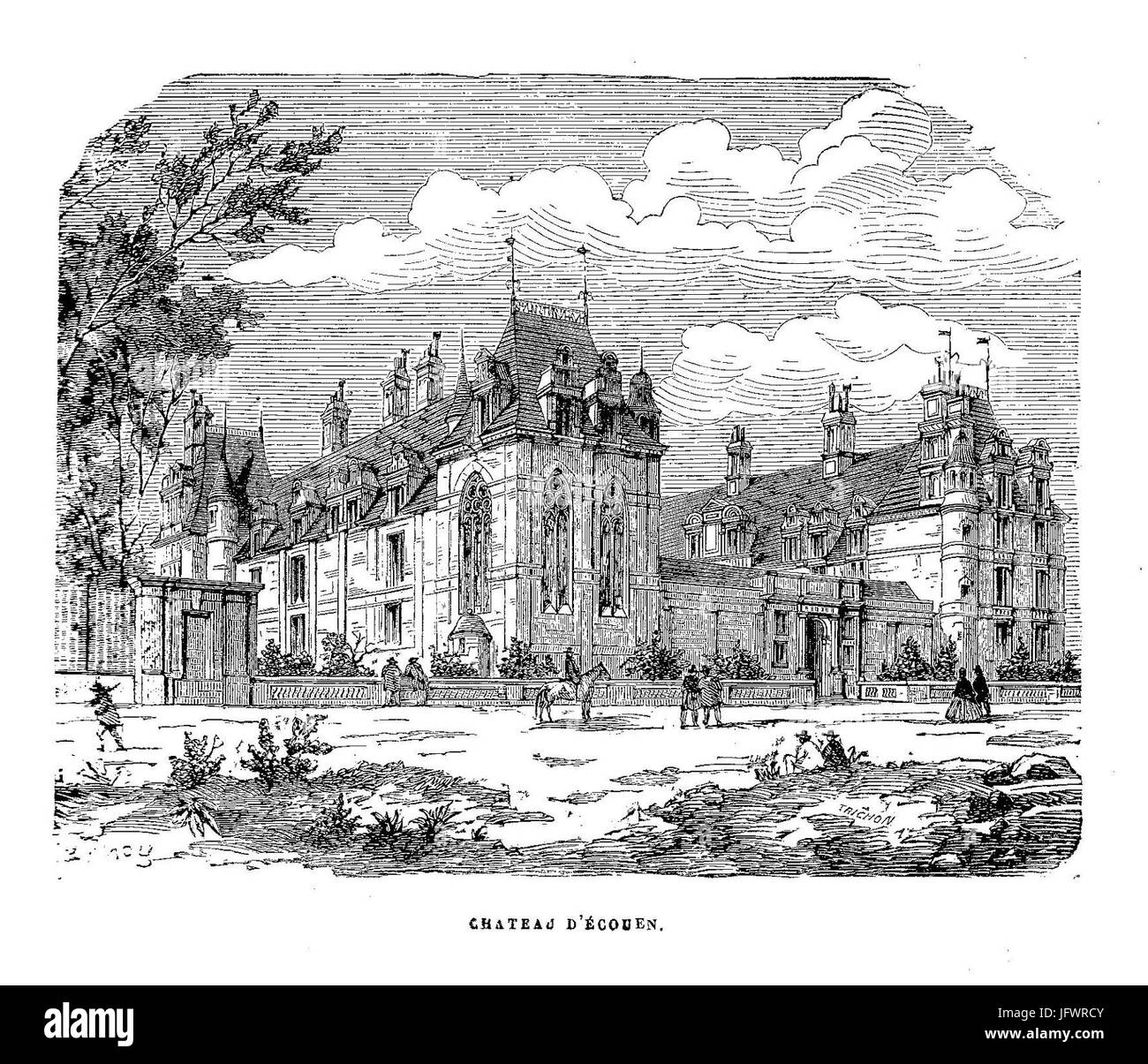 Château d'Ecouen Banque D'Images