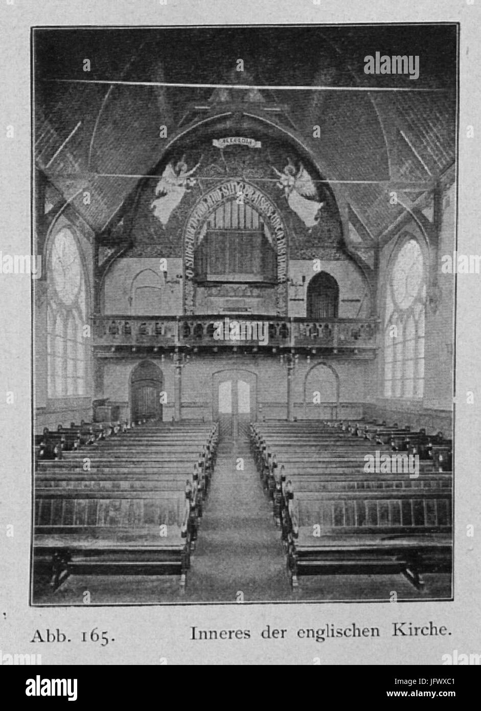 Christ Church, im Garten des Generalkonsulats anglais an der Prinz-Georg-Straße à Düsseldorf-Pempelfort, erbaut 1897 bis 1899, Architekt, Zögen Août ABB. 165 Inneres der Kirche anglais Banque D'Images