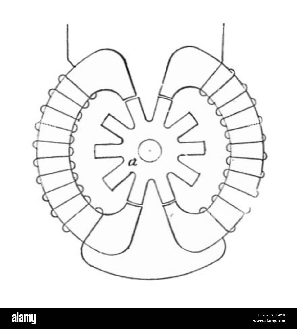 Moteur synchrone Coerper 28Rankin Kennedy Installations électriques Vol III 190329 Banque D'Images