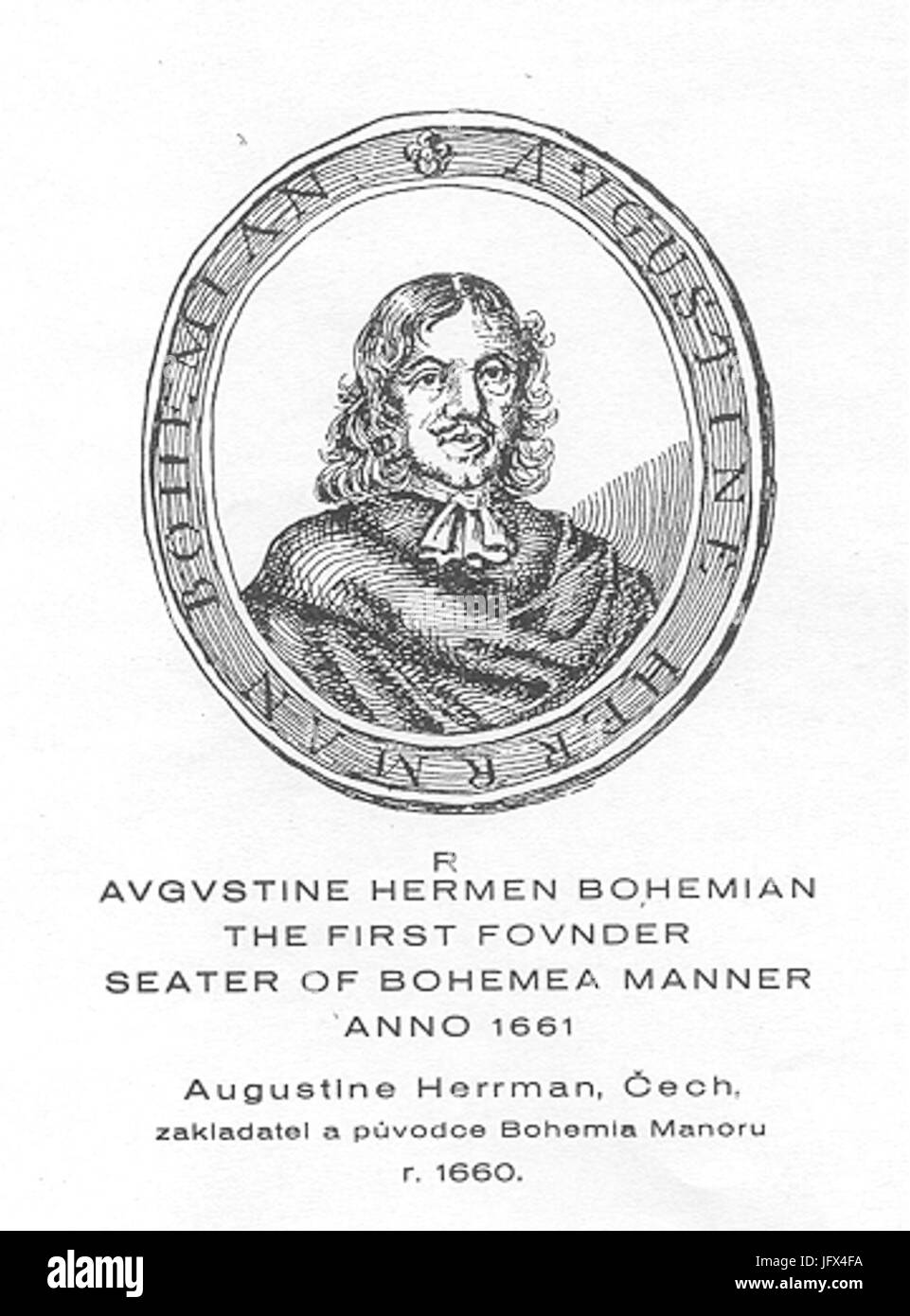 Augustin Heřman Banque D'Images