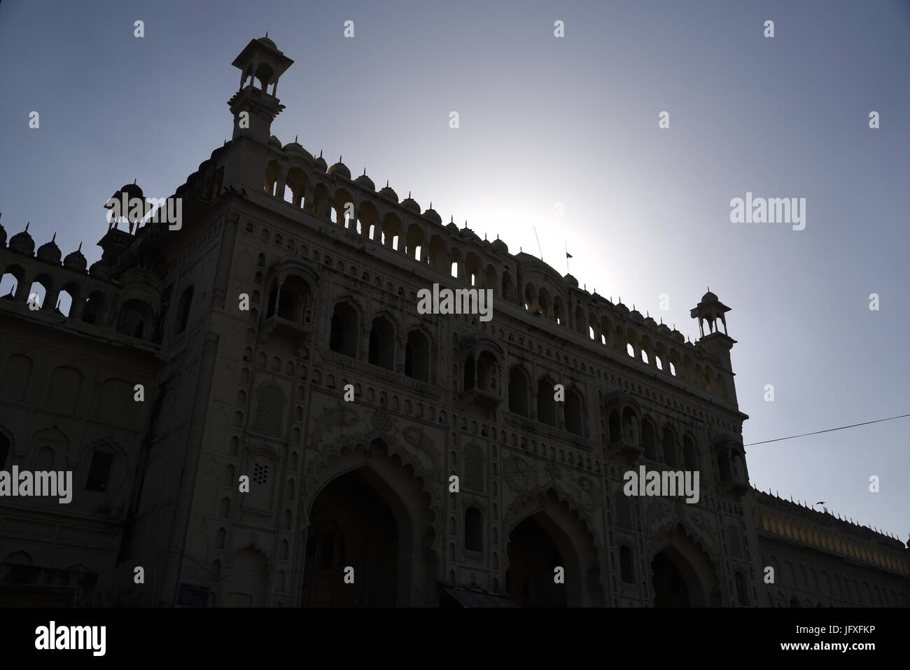 Bara Imambara monument grand architecture moghole de Lucknow, Uttar Pradesh, Inde, Asie en mois de février 2017 Banque D'Images