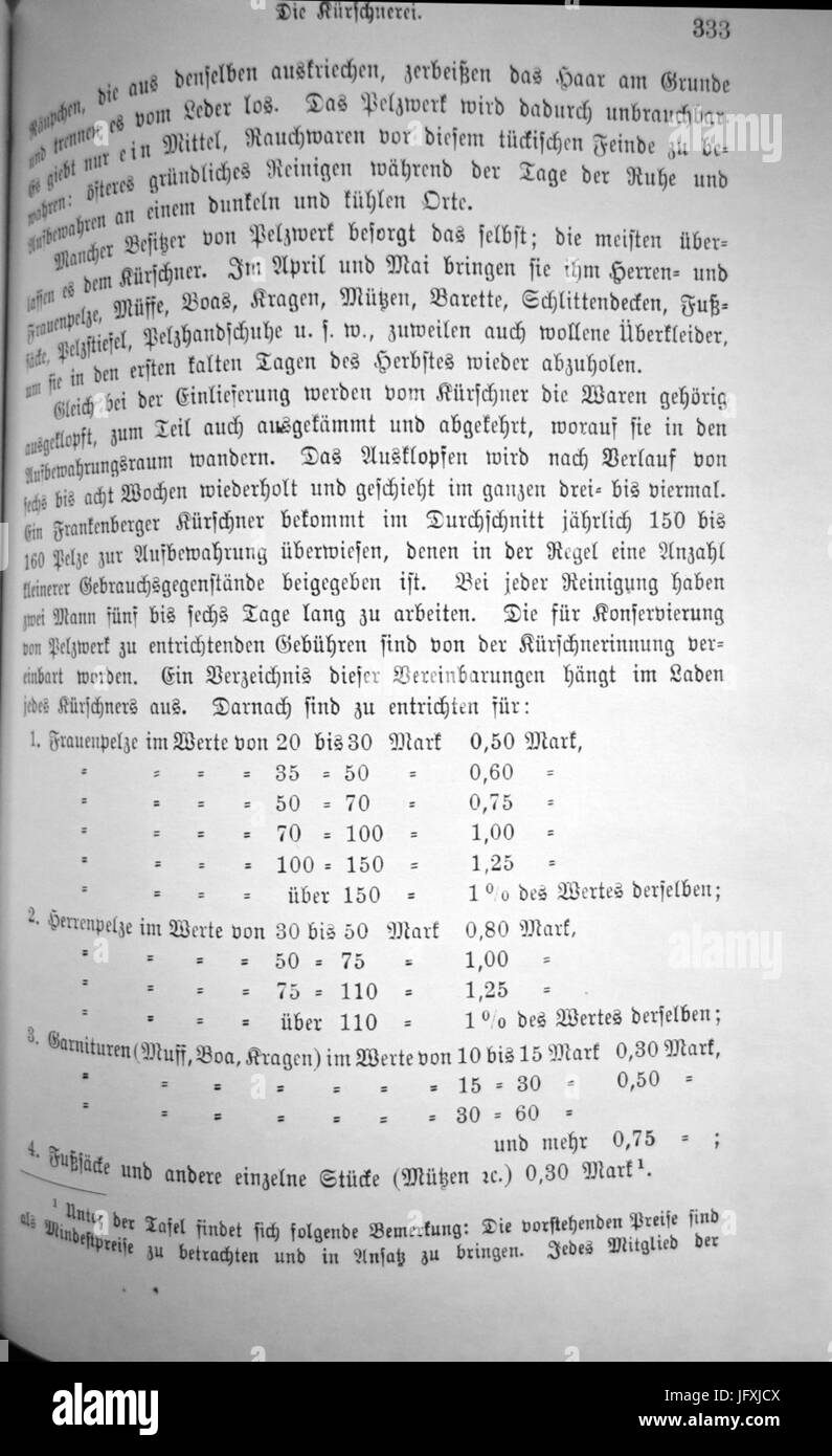 Mourir en Kürschnerei Frankenberg dans Sachsen, Albin König, 1895-333 Banque D'Images