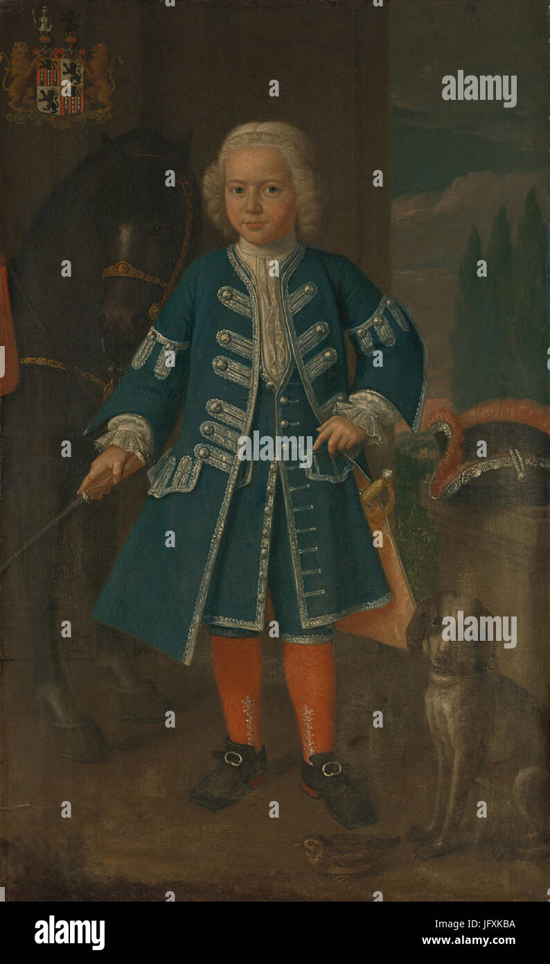 Diederik Van Hemert (1729-53), heer van Babiloniënbroek zesjarige op âge Rijksmuseum SK-A-3868 Banque D'Images