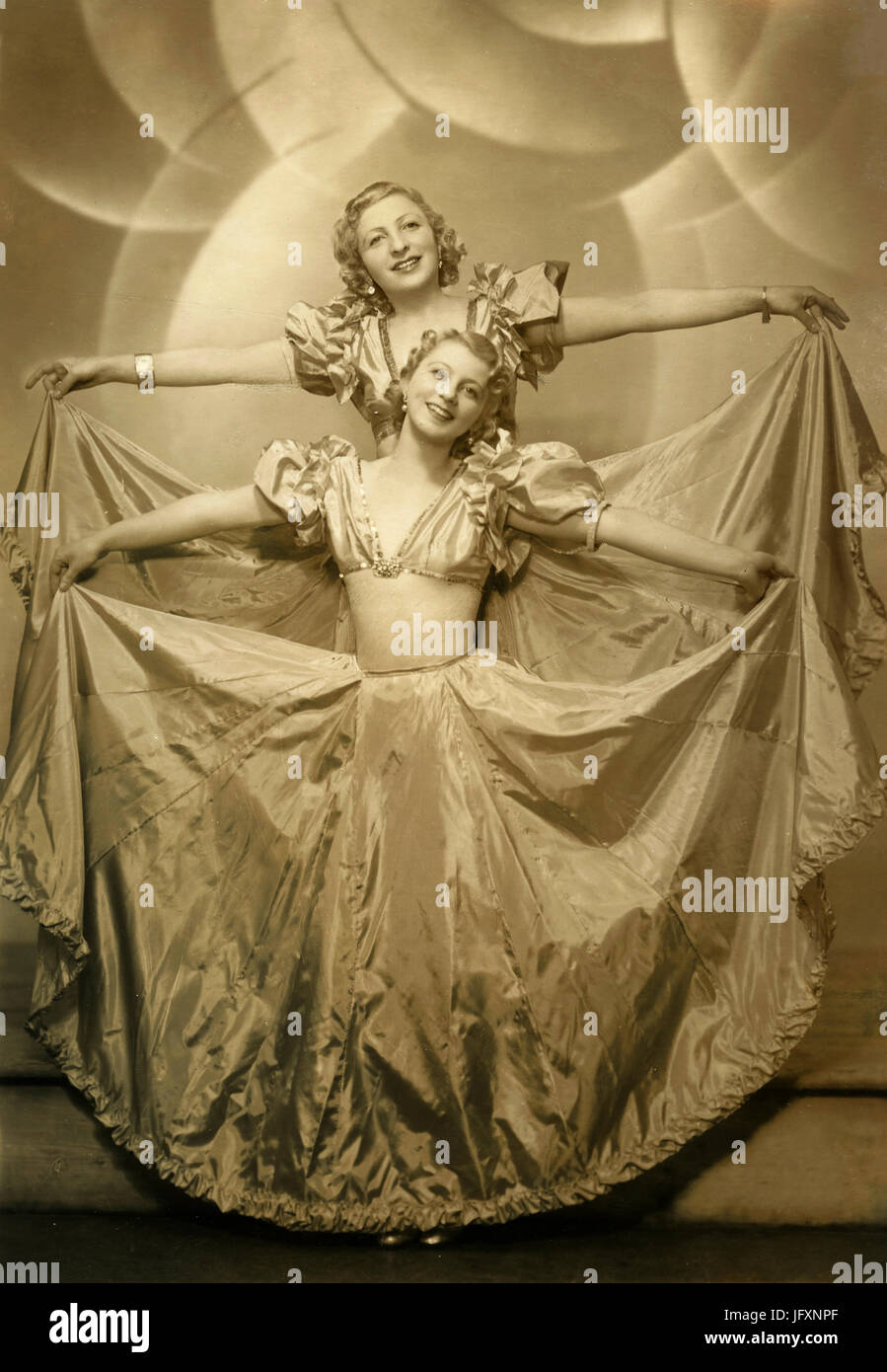 Sœurs Iris show, Wien 1930 Banque D'Images