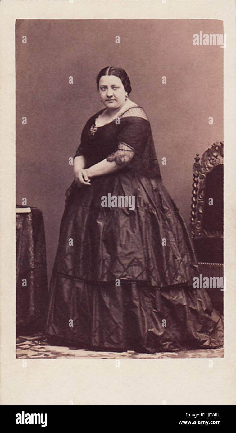 Disderi, Adolphe Eugène (1810-1890) - Marietta Alboni, (1826-1894), la contralto 3 Banque D'Images