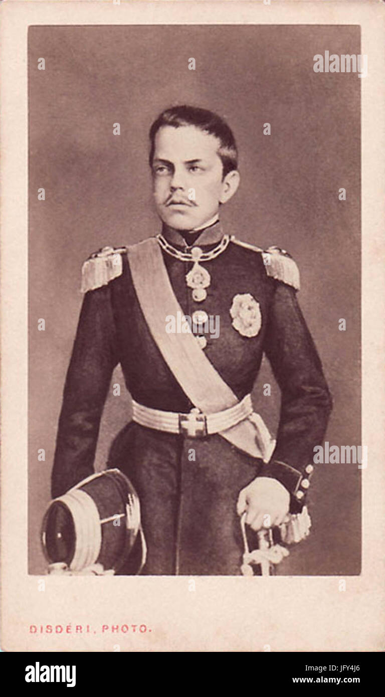 Disderi, Adolphe Eugène (1810-1890) - Umberto I di Savoia (1844-1900) Banque D'Images