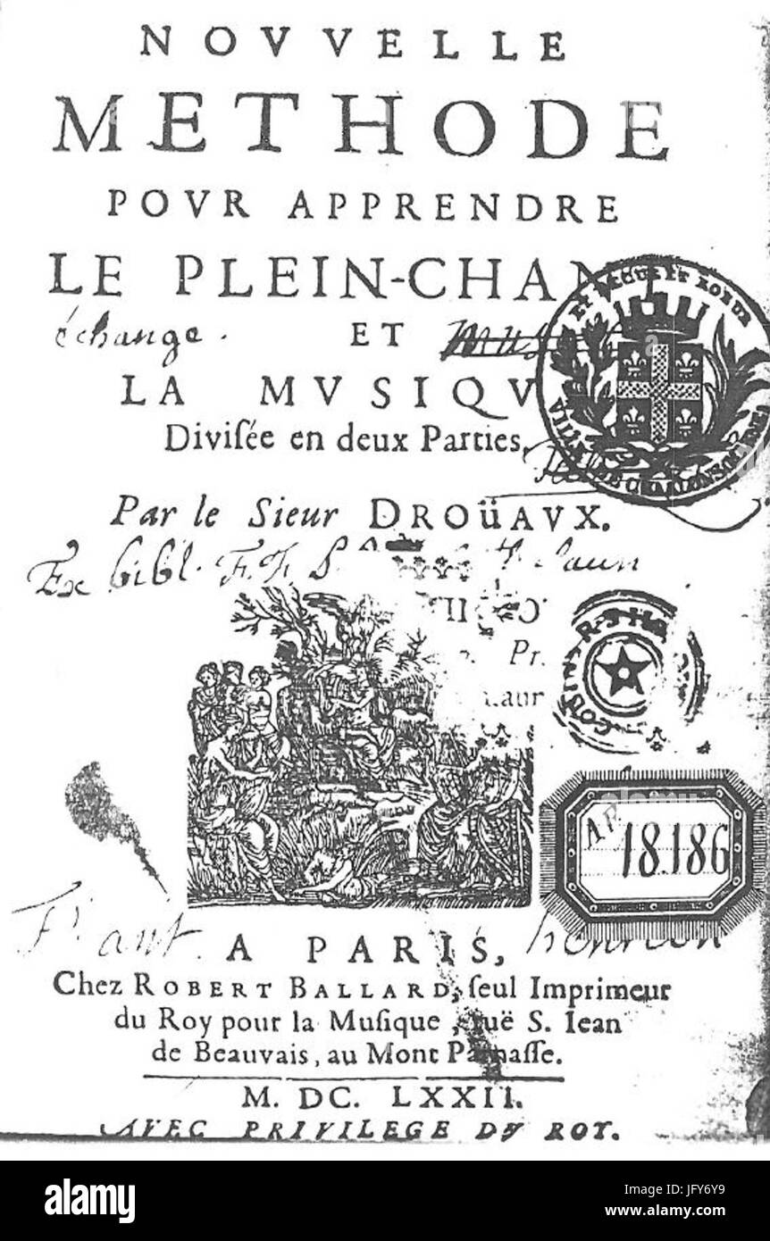 Méthode 1672 Drouaux Banque D'Images