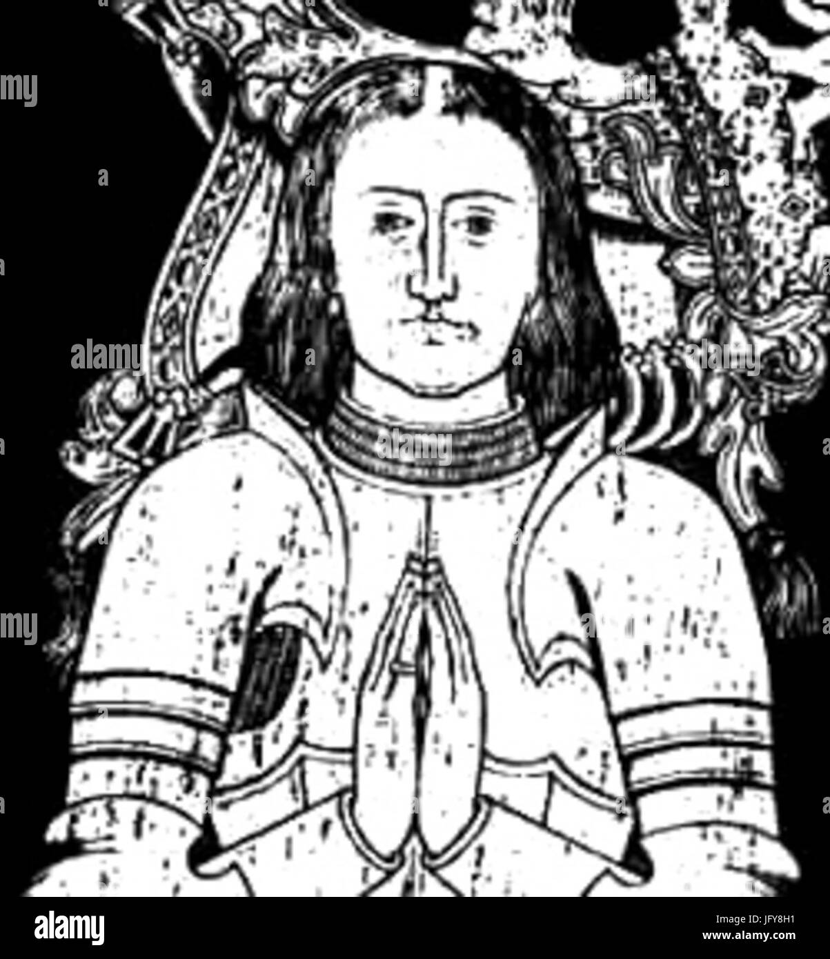 Edmund Tudor 1er comte de Richmond Banque D'Images