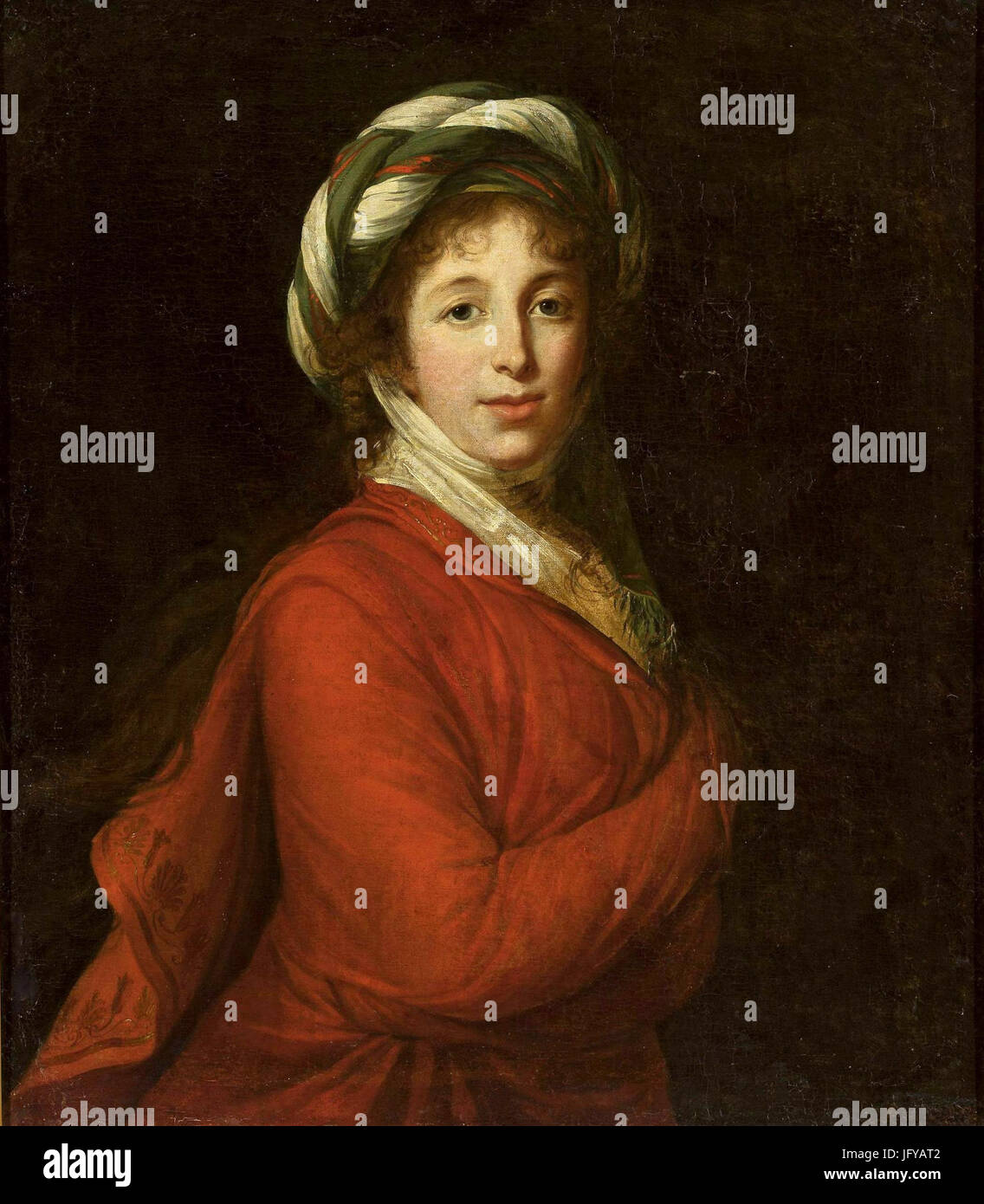 Elisabeth Vigée-Lebrun - Przeździeckich RadziwiC Portret Heleny z58582owej Banque D'Images