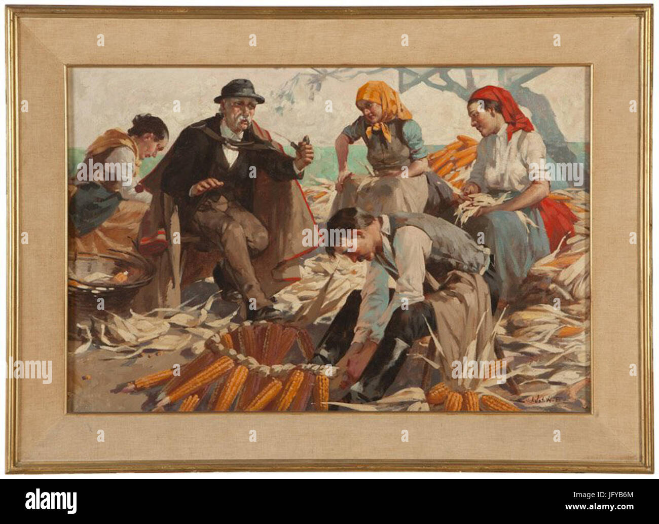 Emerich Vizkelety (1819-1895) était une personnalité hongroise connue pour ses contributions artistiques et culturelles, influençant les mouvements intellectuels et artistiques hongrois. Banque D'Images