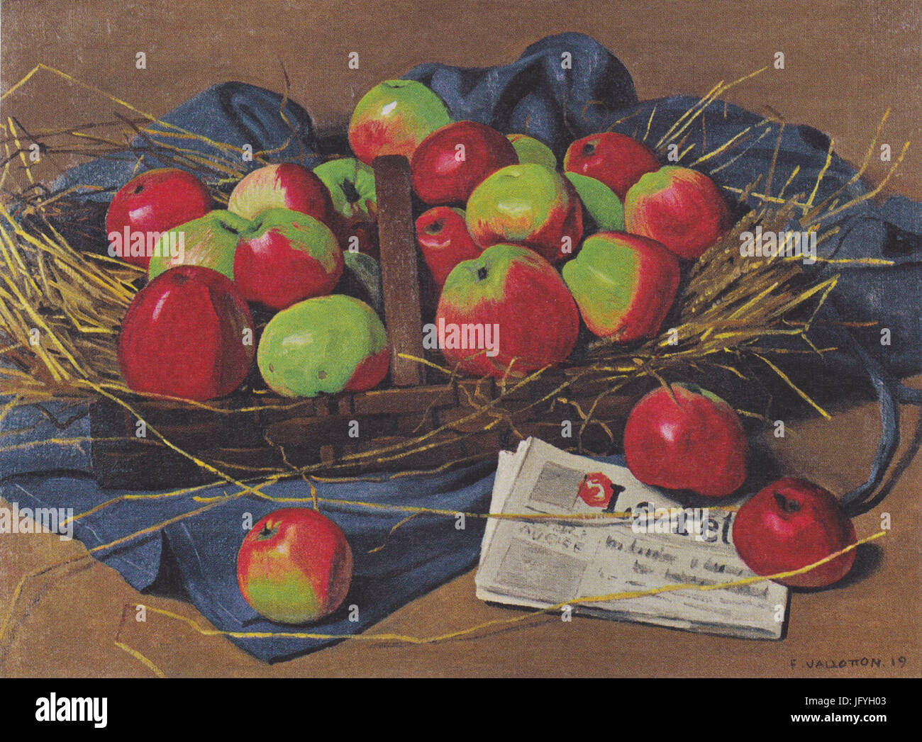 Félix Vallotton - Äpfel Banque D'Images