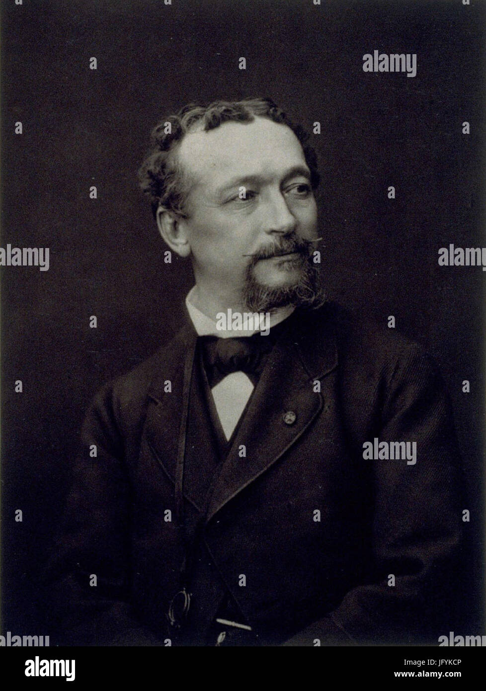 Ferdinand Mulnier - Portrait de Édouard-Louis Dubufe Banque D'Images
